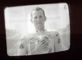 TV victory ceremony