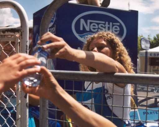 Water from a sponsor